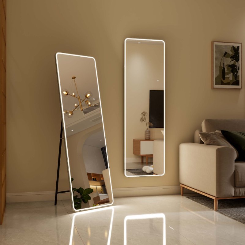 DP528 Frameless LED Full Length Mirror