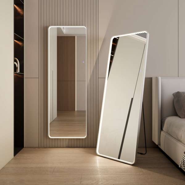 Led Framed Full Length Mirror With Light