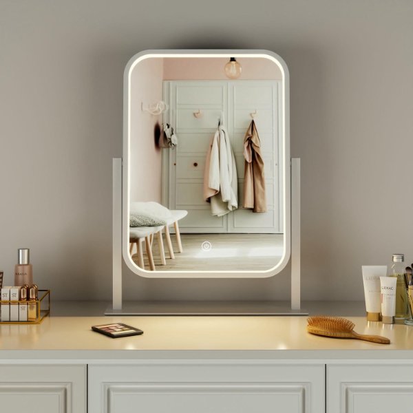 DP531 Square LED Desktop Vanity Mirror