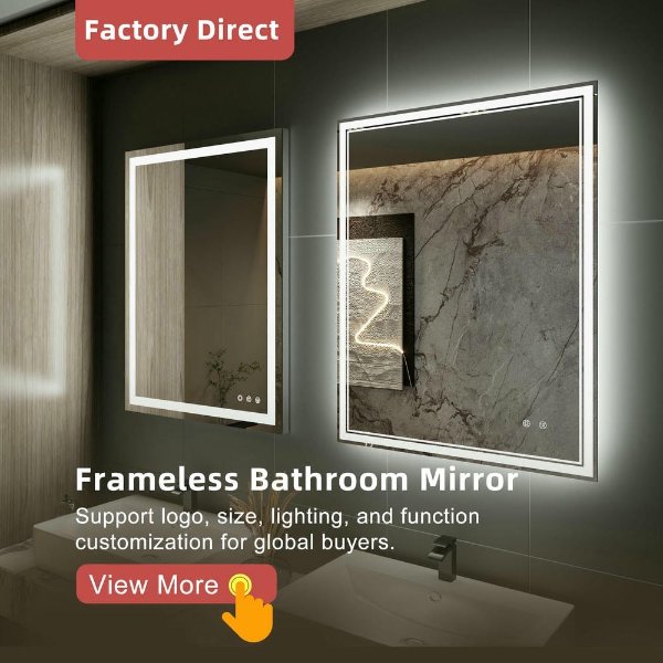Frameless Bathroom Mirror manufacturers