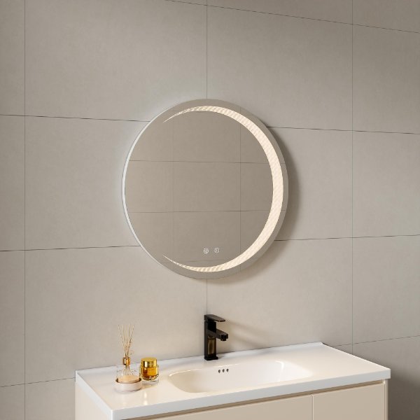 Round Led Bathroom Mirror
