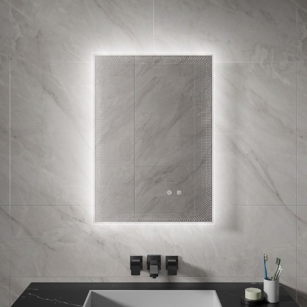 Frameless LED Bathroom Mirror